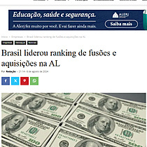 Brasil liderou ranking de fuses e aquisies na AL